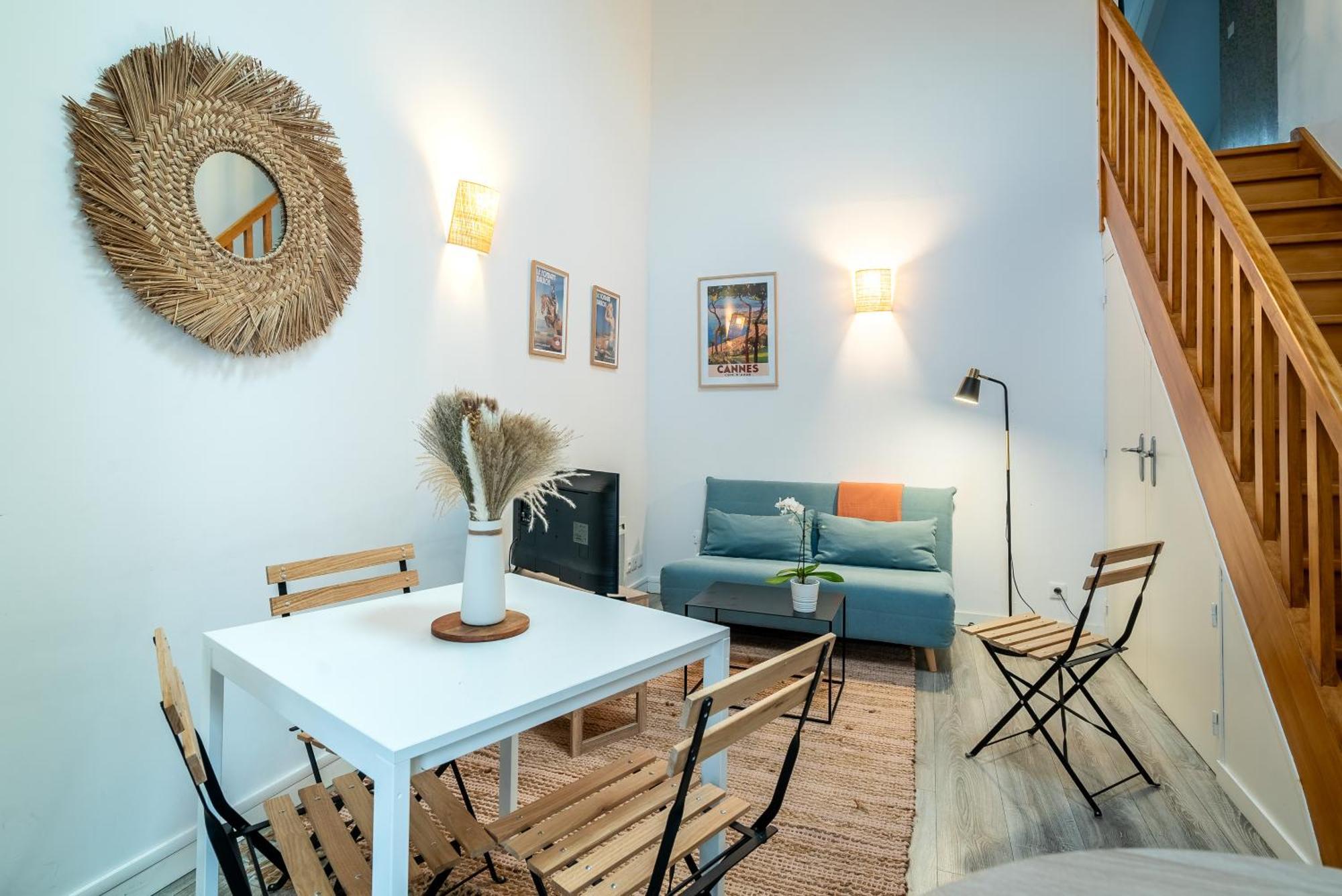 Mon Appart'Hotel - Gare De Limoges - Duplex 2 Chambres - Parking En Supp Luaran gambar